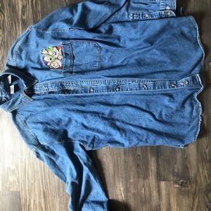 Vintage Disney Dwarves Denim Shirt
